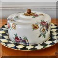 K01. MacKenzie-Childs cake plate. 